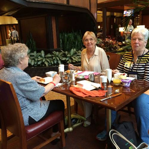 L to R:  Joanne Berry, Barbara Rowell, and Mary Lou Britton